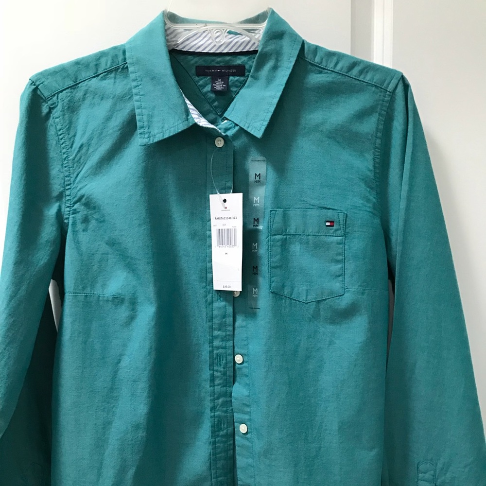 New with tag Tommy Hilfiger cotton shirt
